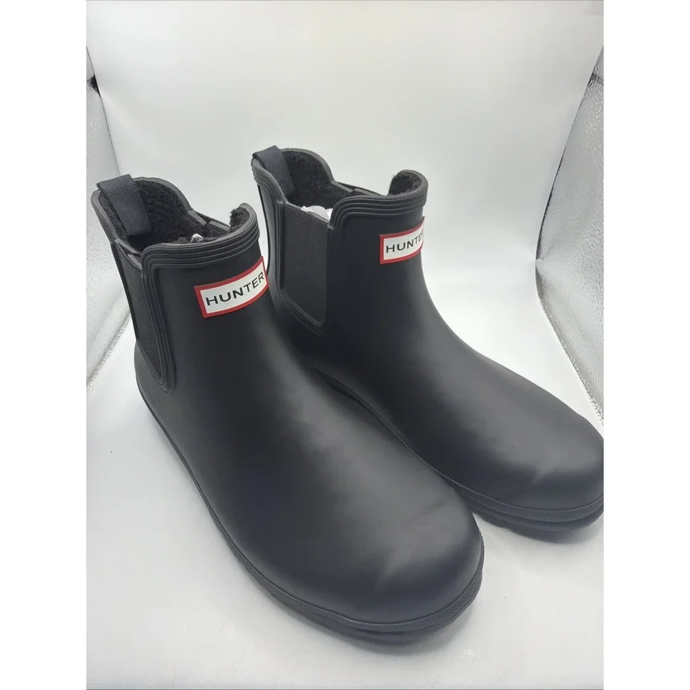 HUNTER‎ WOMENS CHELSEA BOOT, HUNTER WOMEN. Size US 10 Black.